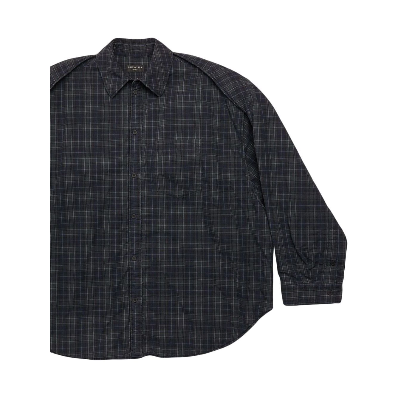 Balenciaga Checked pattern flannel shirt 751728TOM172952