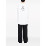 Off White Shirt with embroidery OMGE004S24FAB0020110