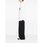 Off White Shirt with embroidery OMGE004S24FAB0020110