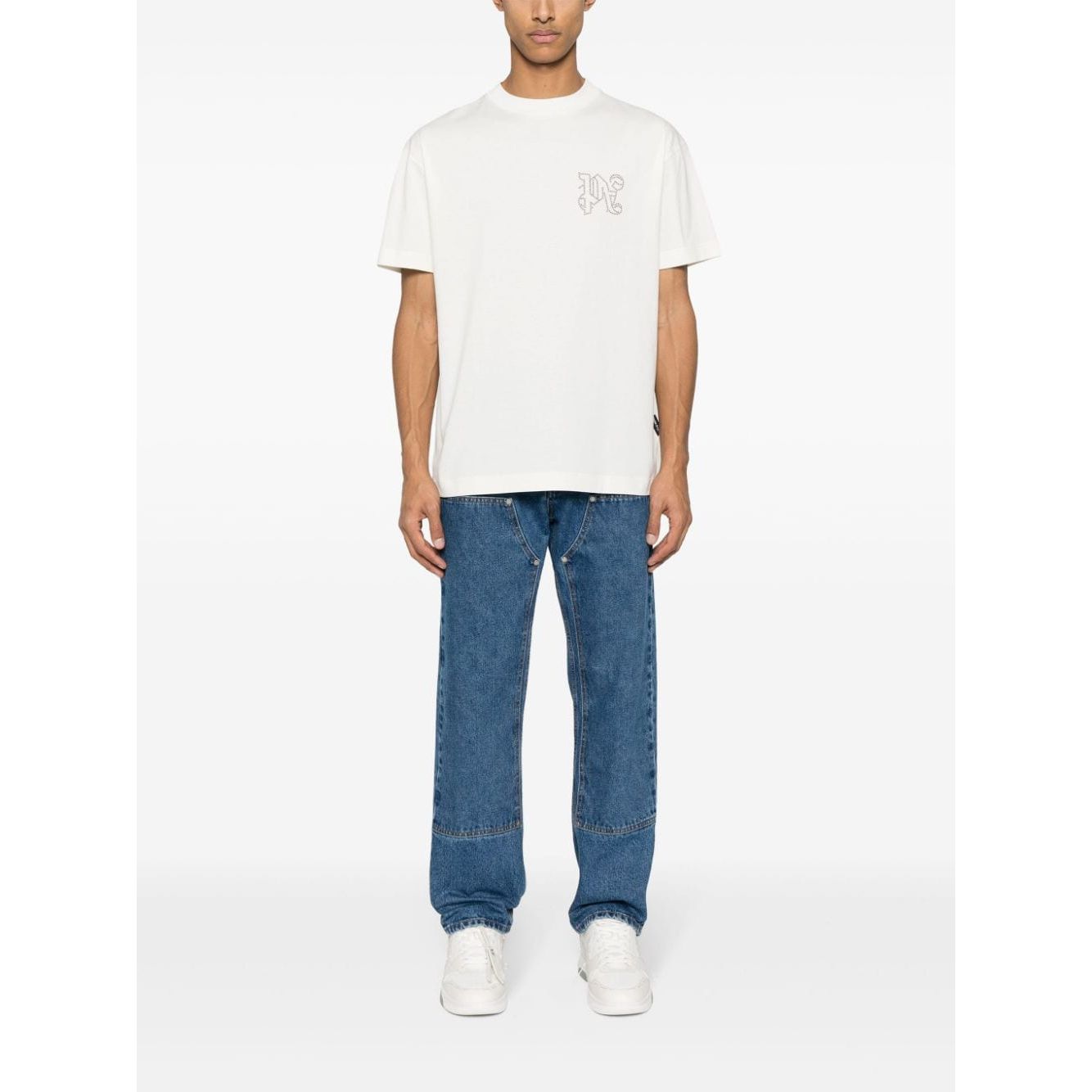Palm Angels Jeans Blue PMYA043R24DEN0044010