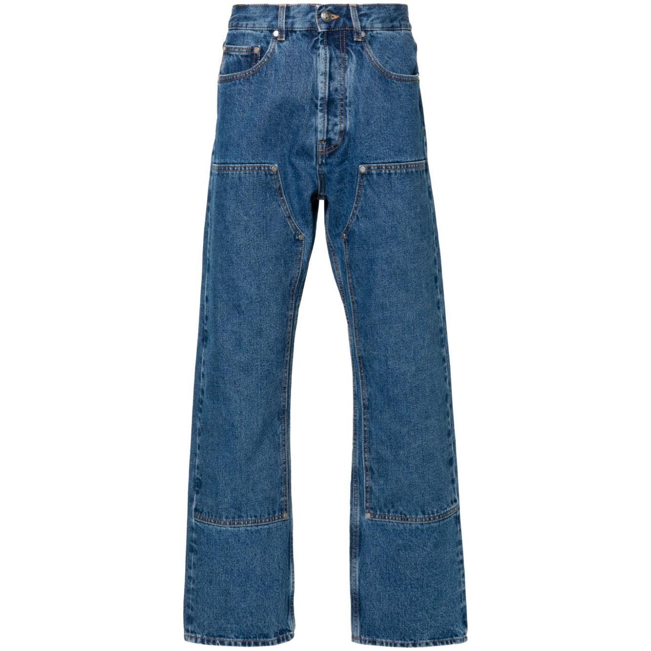 Palm Angels Jeans Blue PMYA043R24DEN0044010