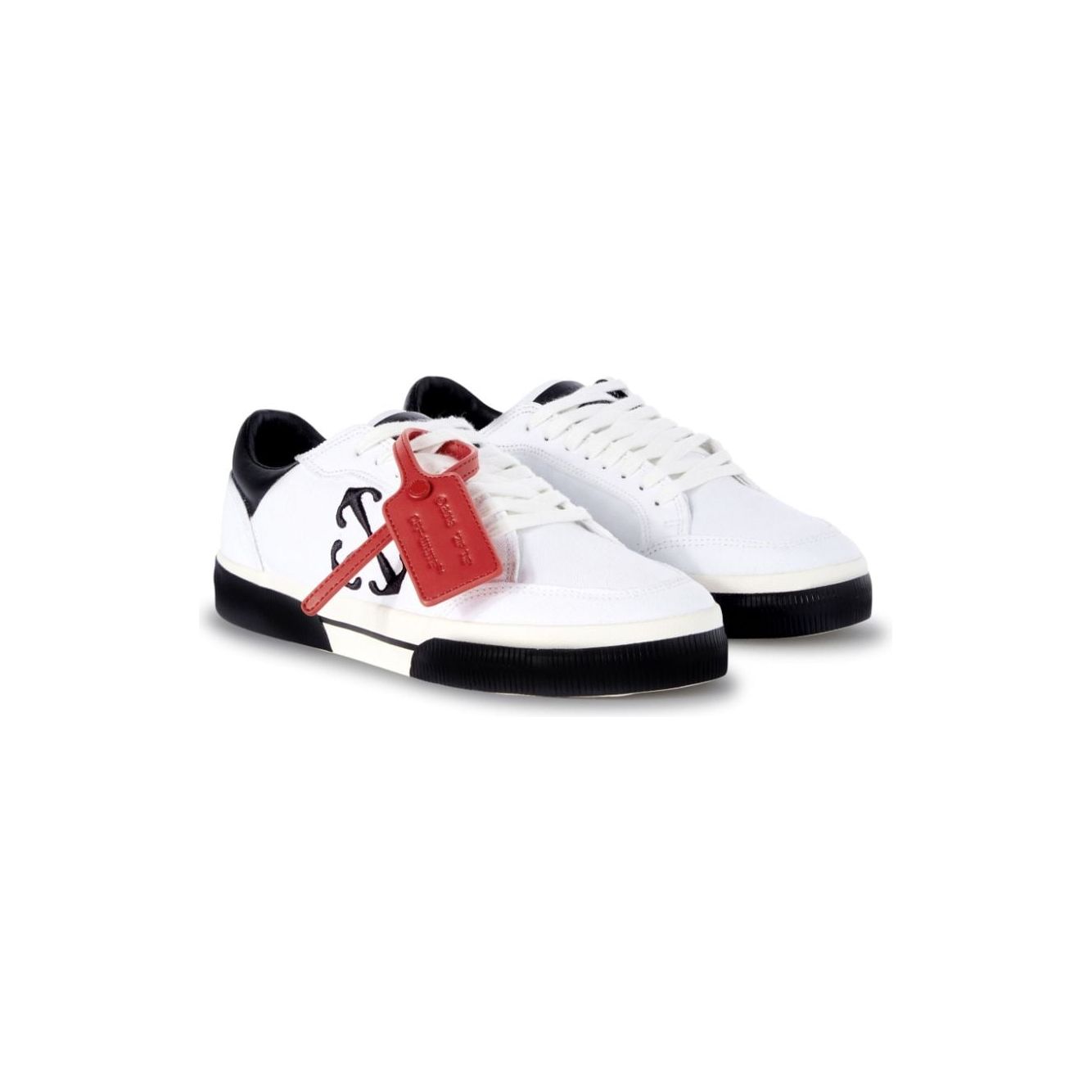 Off White New Low Vulcanized leather sneakers OMIA293S24FAB0010110