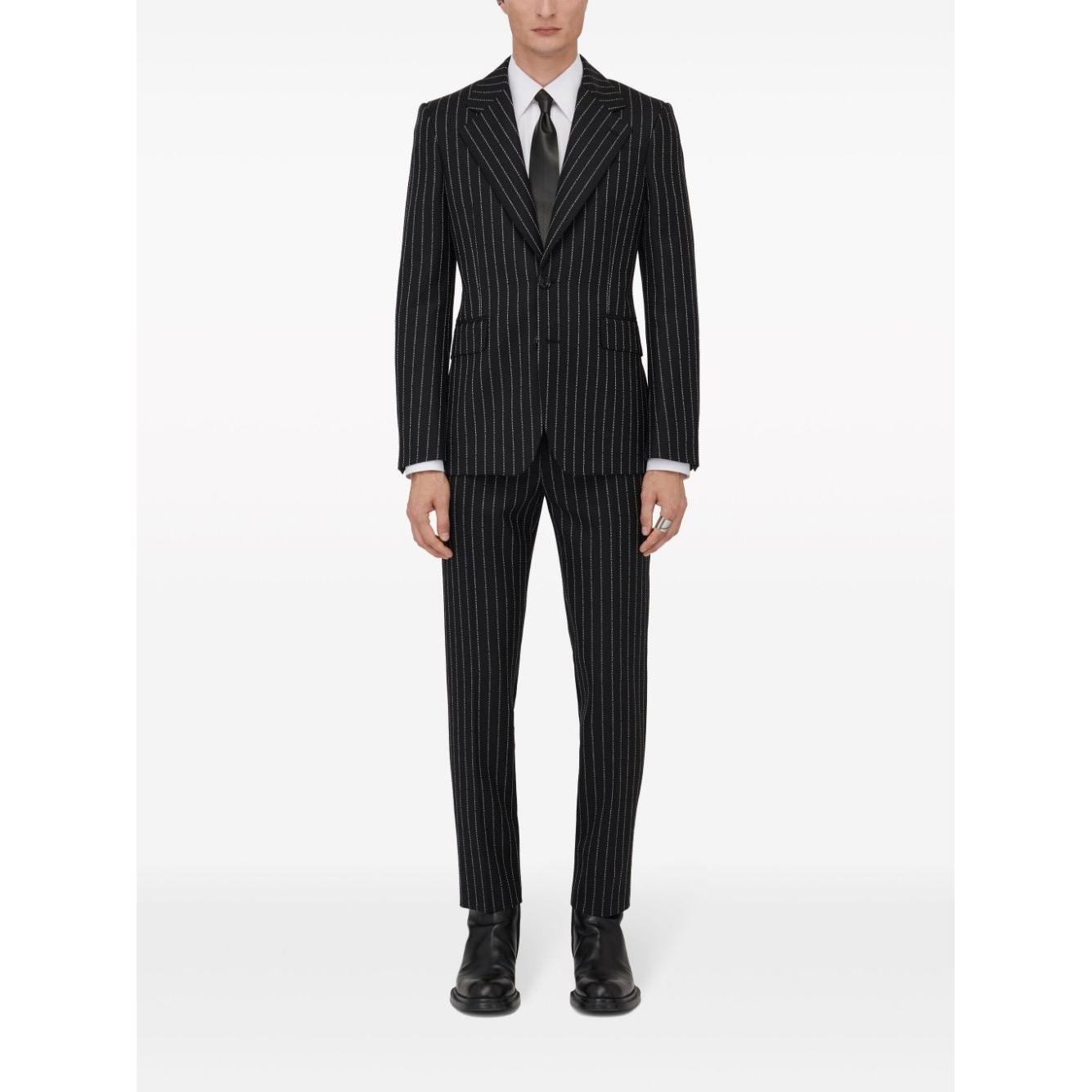 Alexander McQueen pinstriped single-breasted blazer 774669QUAAR1090