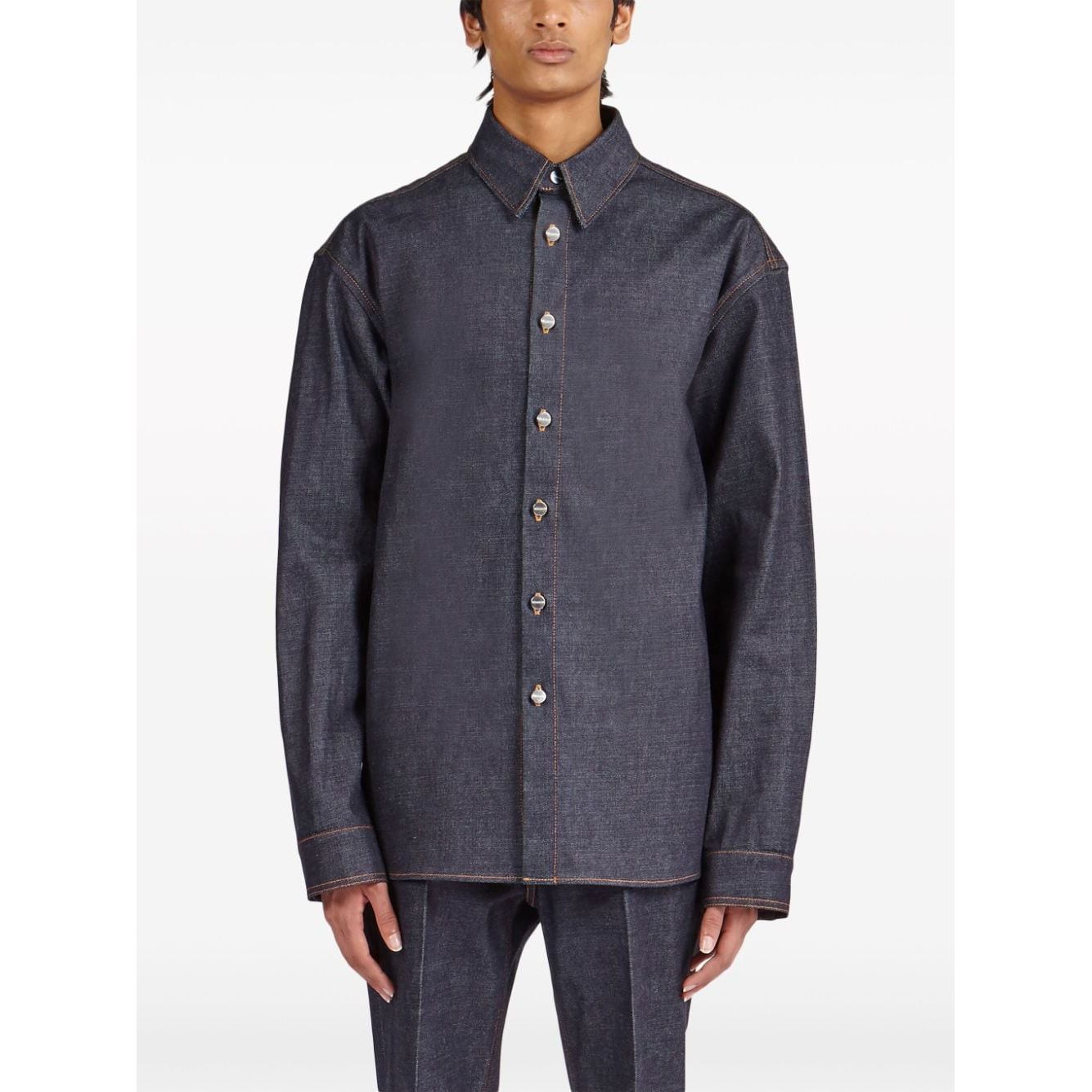 Ferragamo Shirts Blue 143791771281002