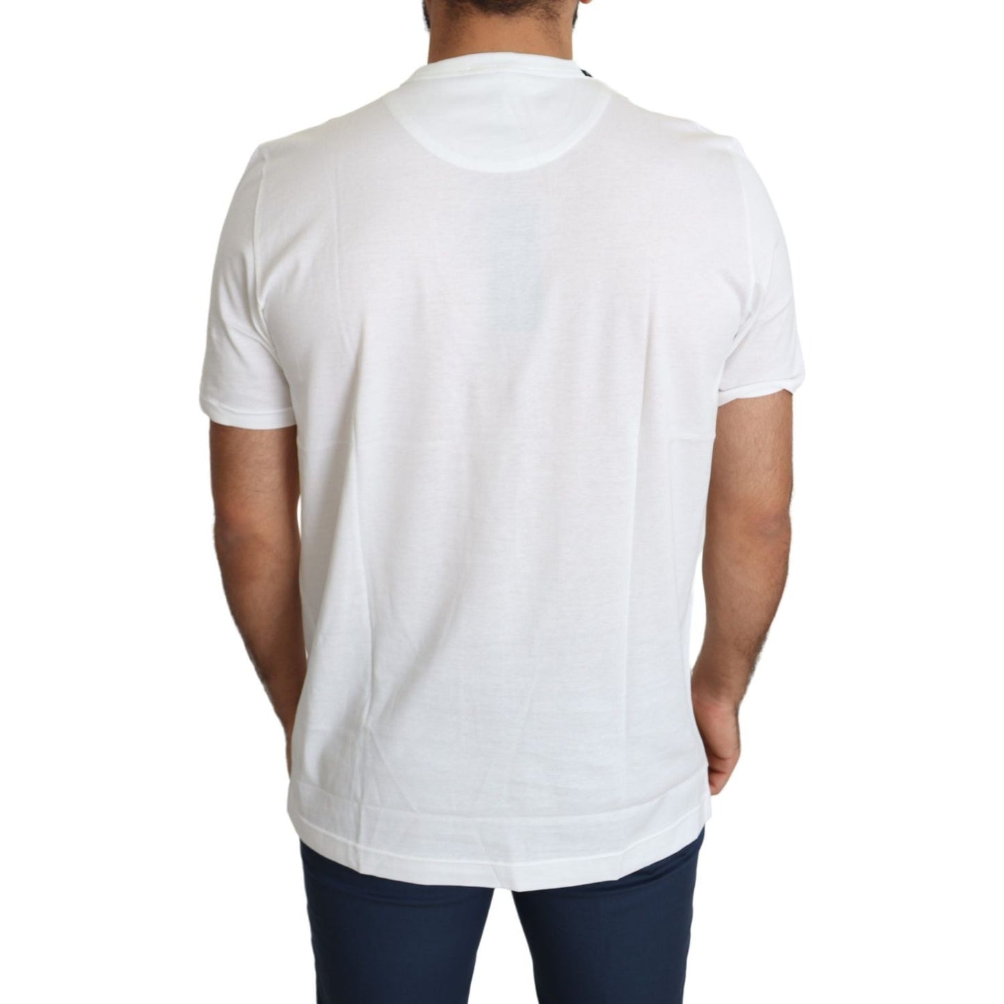 Dolce & Gabbana White Saint Valentine Hearts Print Men T-shirt TSH5471-46