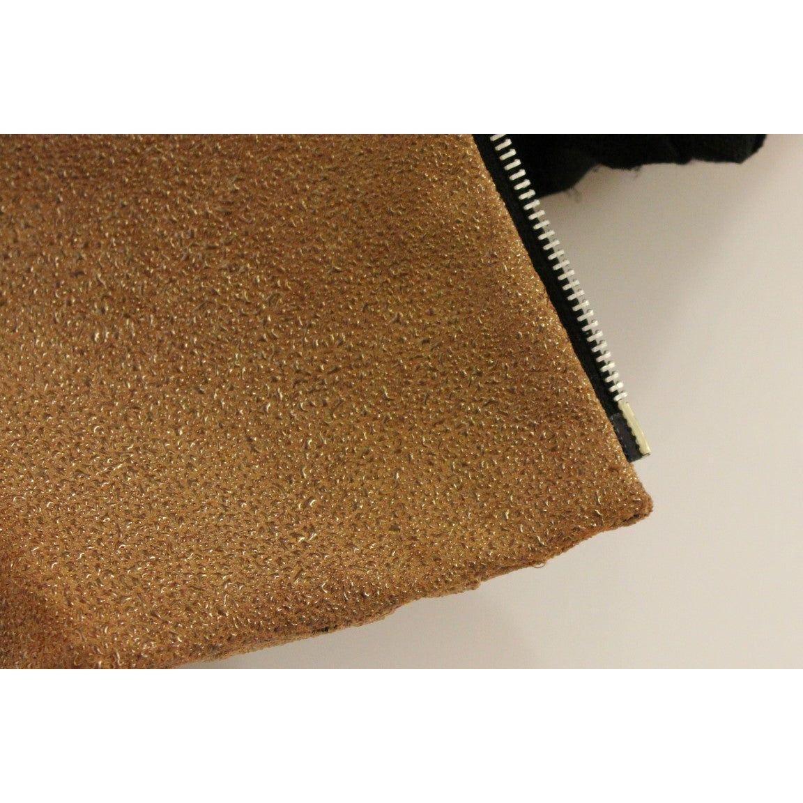 La Maison du Couturier Brown Leather Jacket Vest Coats & Jackets