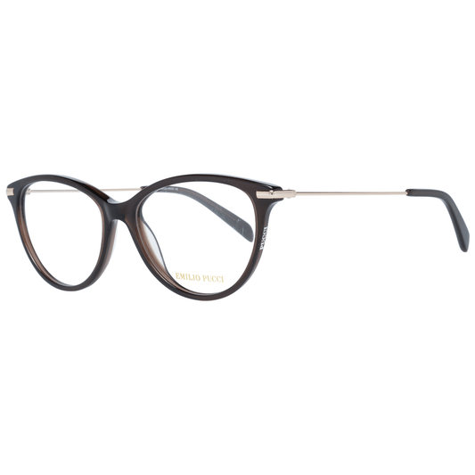 Emilio Pucci Brown Metal & Plastic Glasses (Frames)