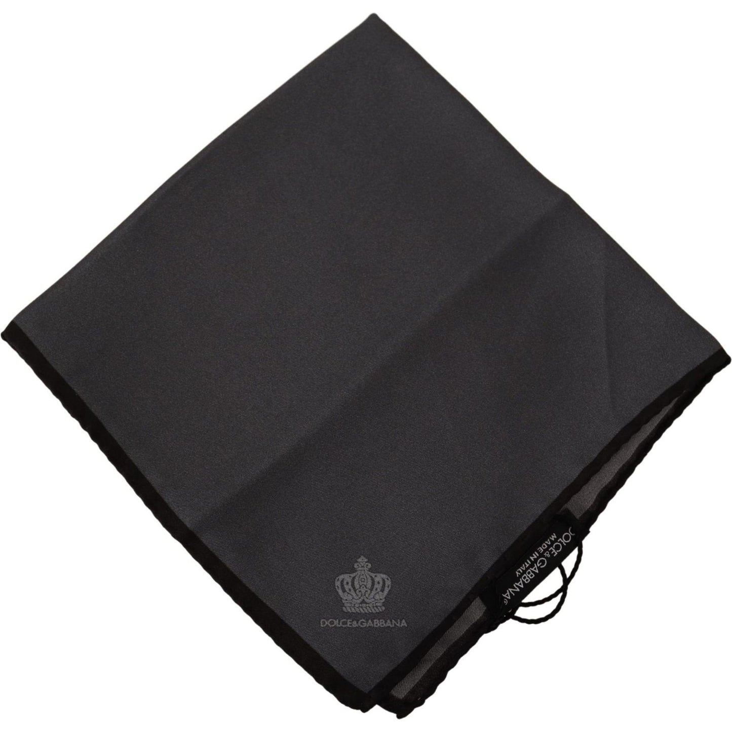 Dolce & Gabbana Gray 100% Silk Square Handkerchief Gray 100% Silk Square Handkerchief MS2200