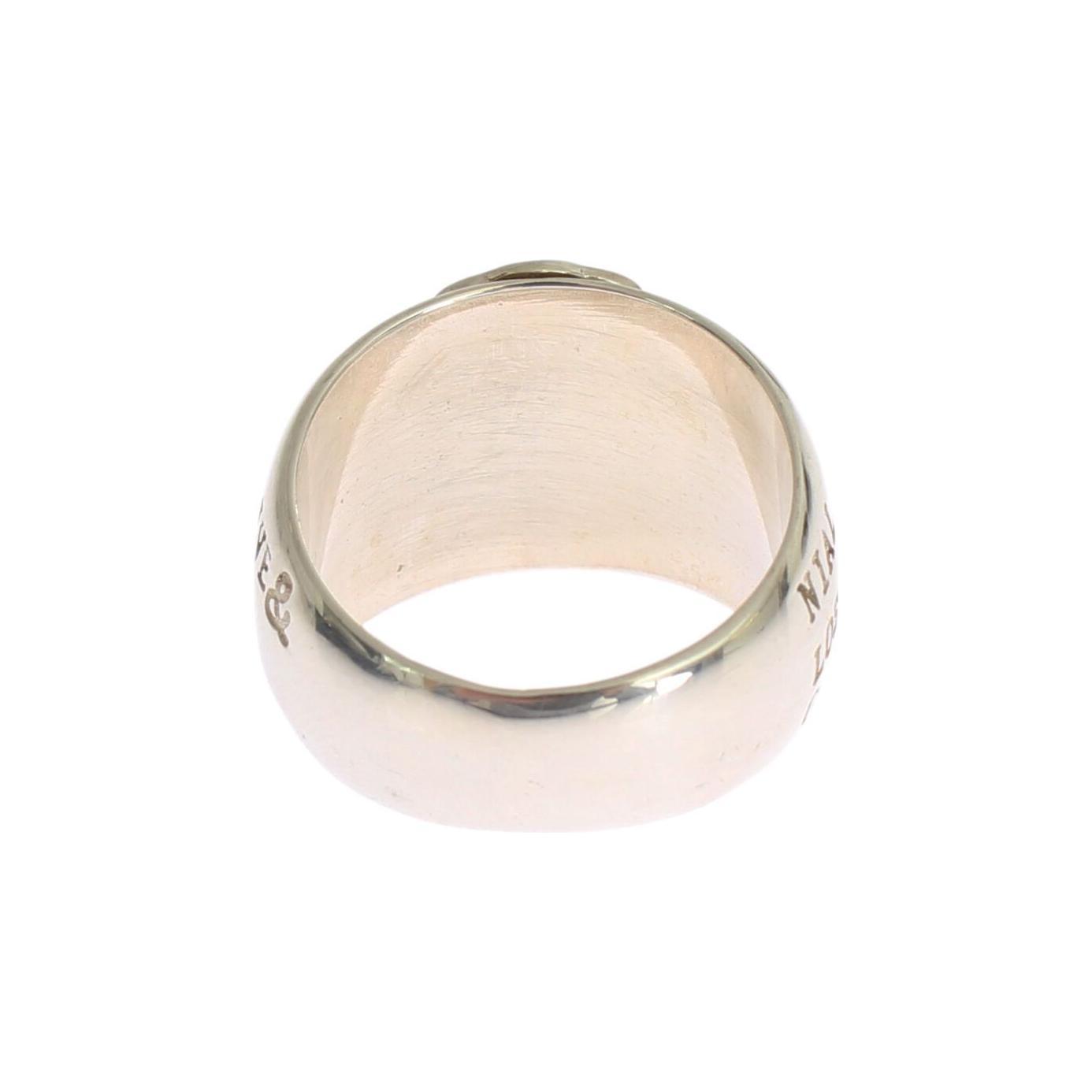 Nialaya Silver Cross Womens 925 Sterling Ring Ring