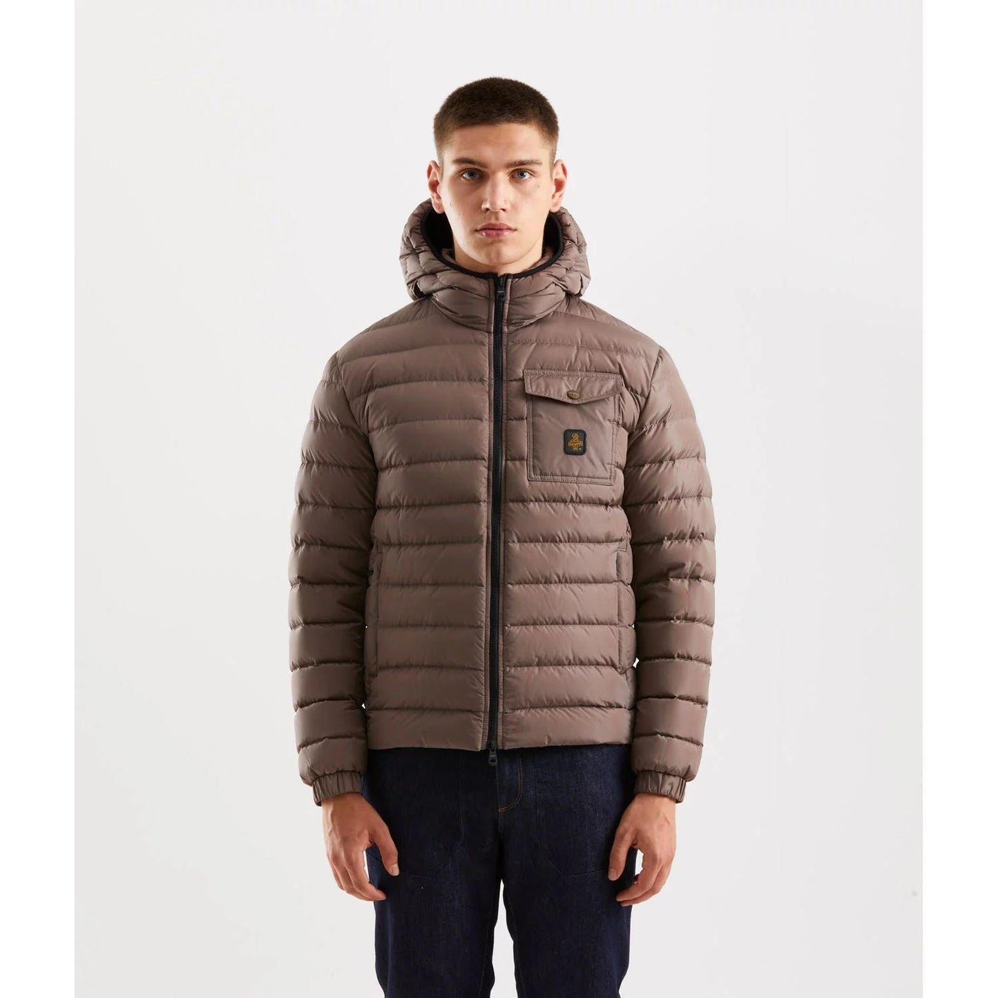 Refrigiwear Beige Nylon Men Jacket RE-7705-3XL