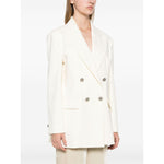 Parosh Jackets White D420330CREW084