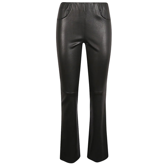 Via Masini 80 Trousers Black Trousers