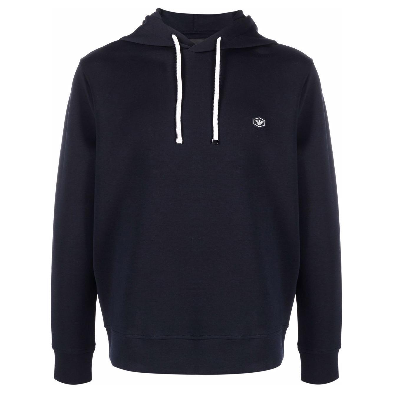 Emporio Armani long-sleeved Logo Patch Hoodie 8N1MD01JHSZ0920-P25