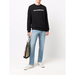 Emporio Armani Modal-blend sweatshirt with logo print 8N1MR61JRIZF009-P25