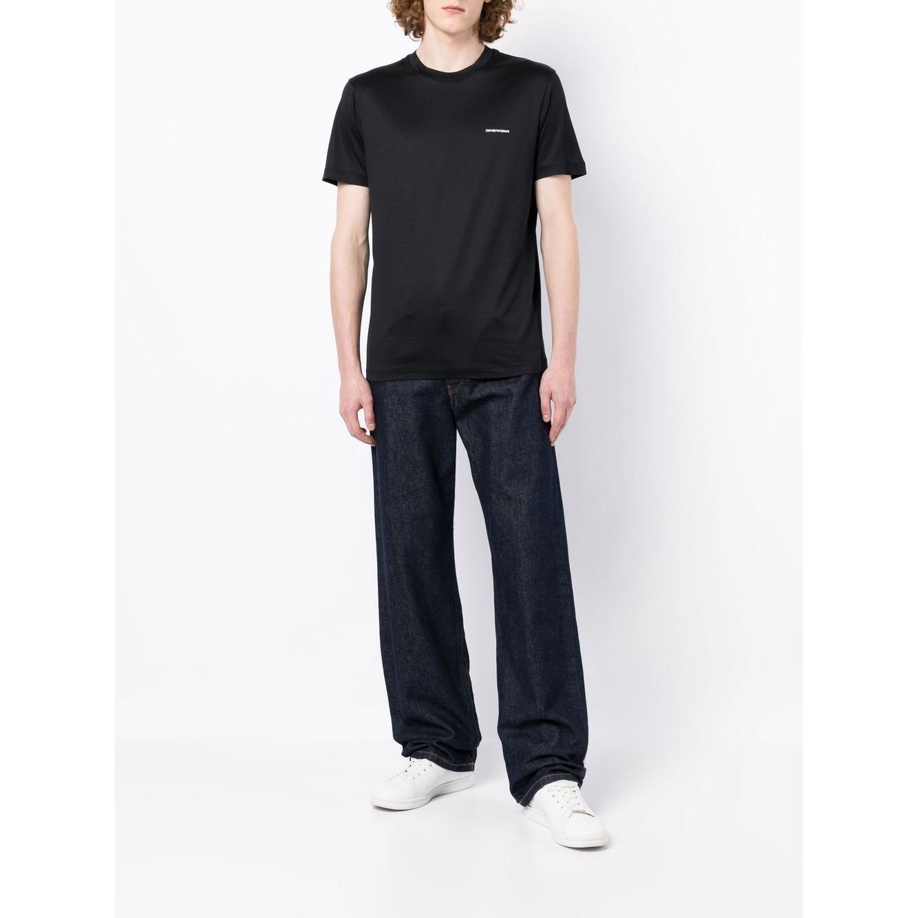 Emporio Armani logo-print Crew Neck T-shirt 8N1TD81JUVZ0920-P25