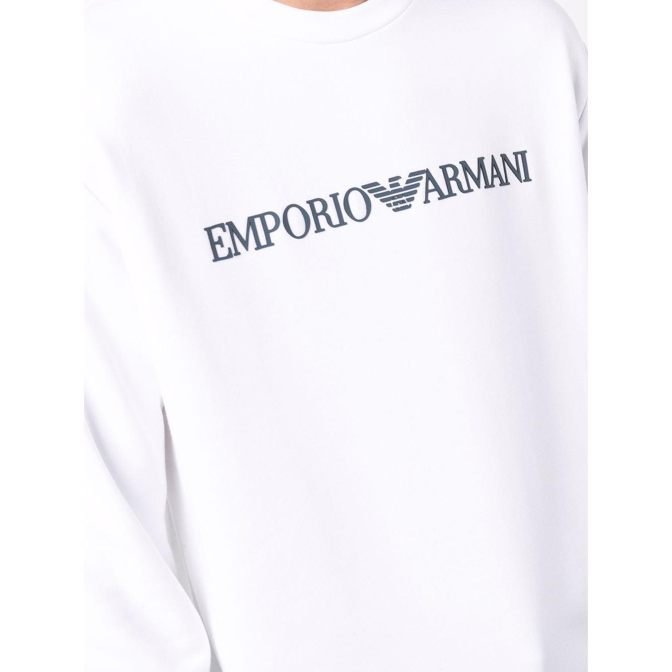 Emporio Armani Modal blend sweatshirt with logo print 8N1MR61JRIZF109-P25