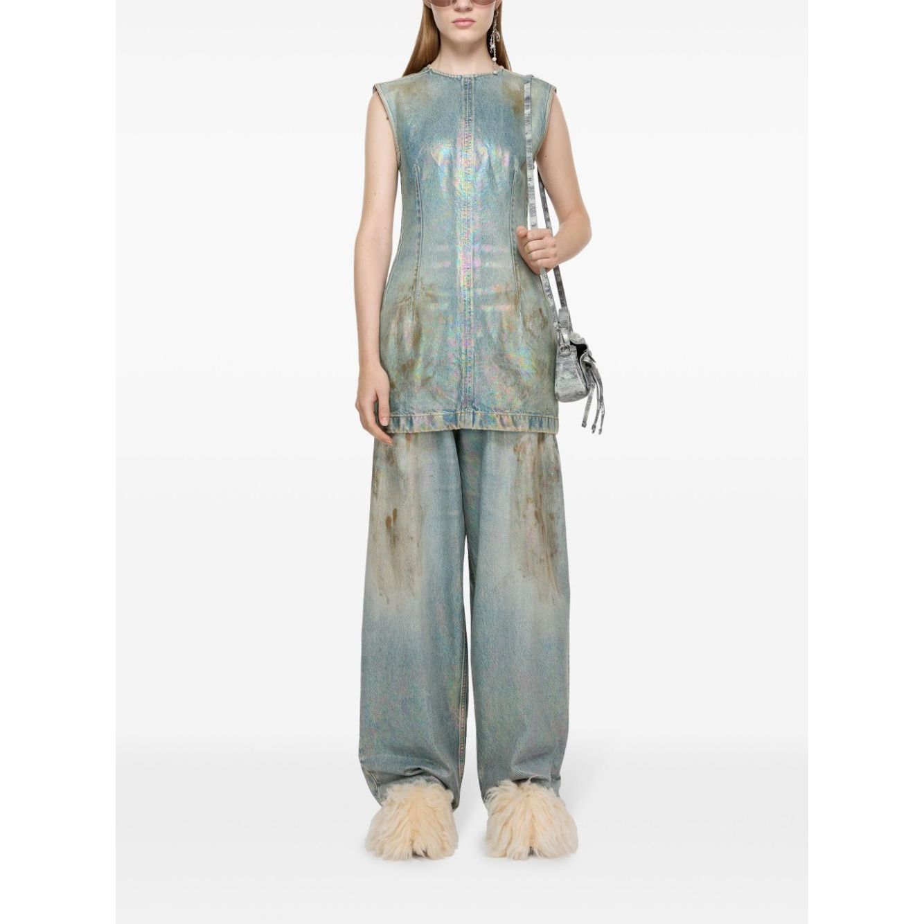 Acne Studios coated denim dress Dresses