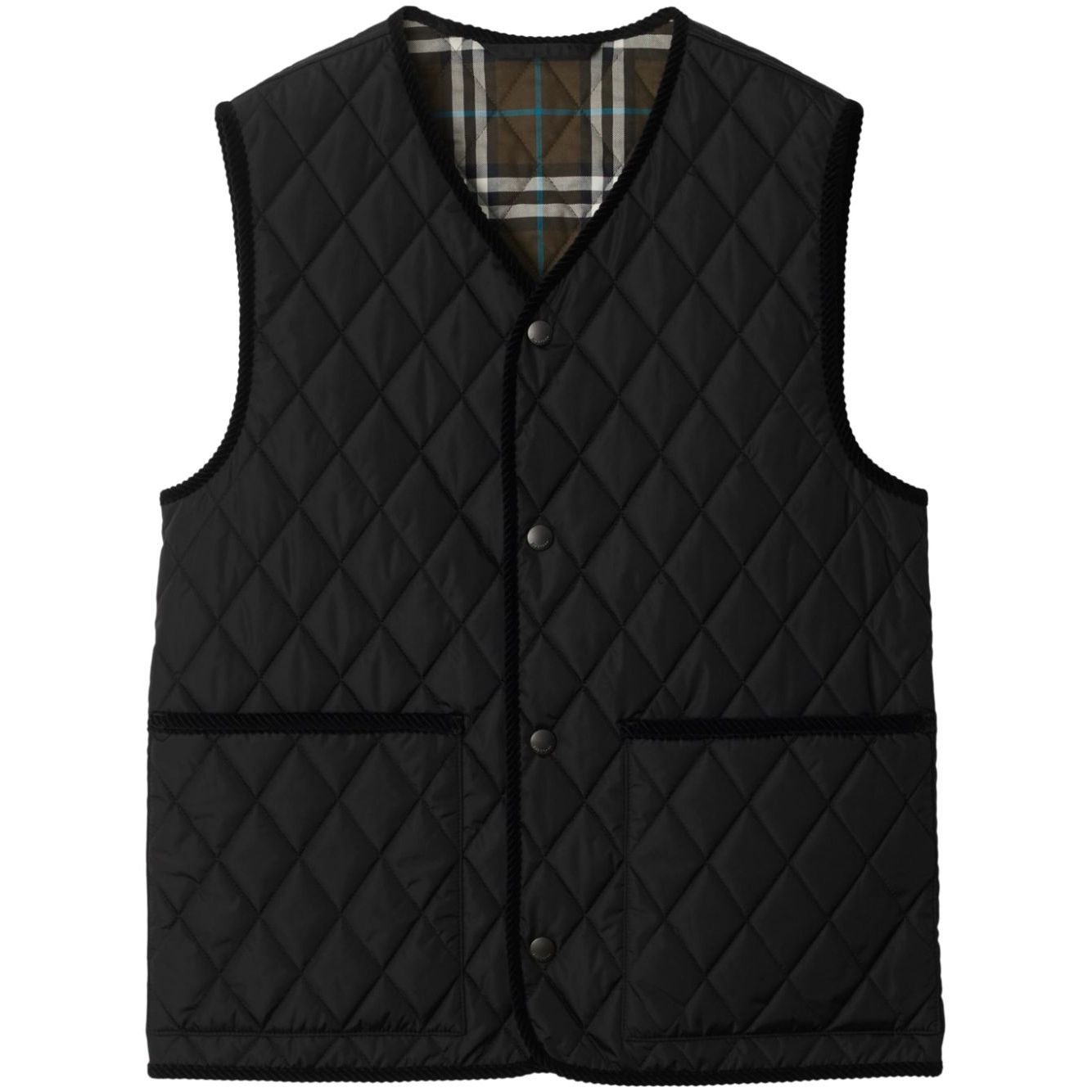 Burberry Nylon quilted sleeveless jacket Topwear