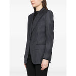 Tom Ford Pinstripe single-breasted blazer GI3005FAX1404ZHBBY-P25