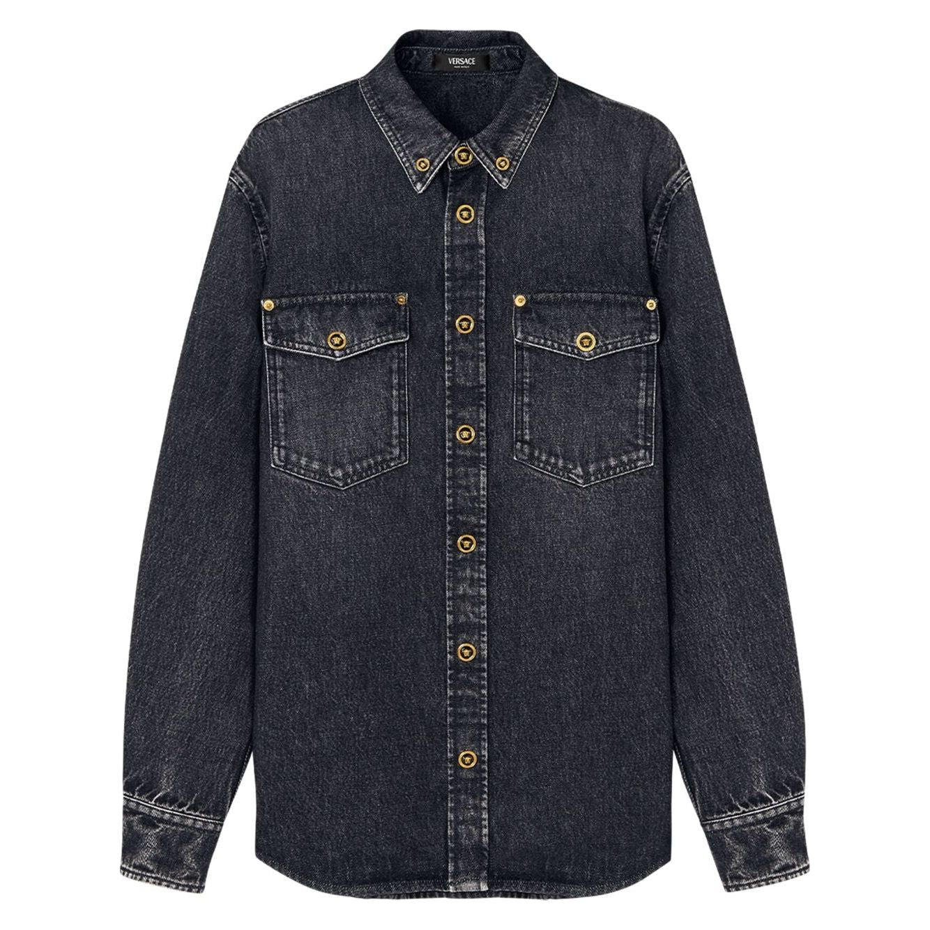Versace denim shirt 10138871A137181D810-P25