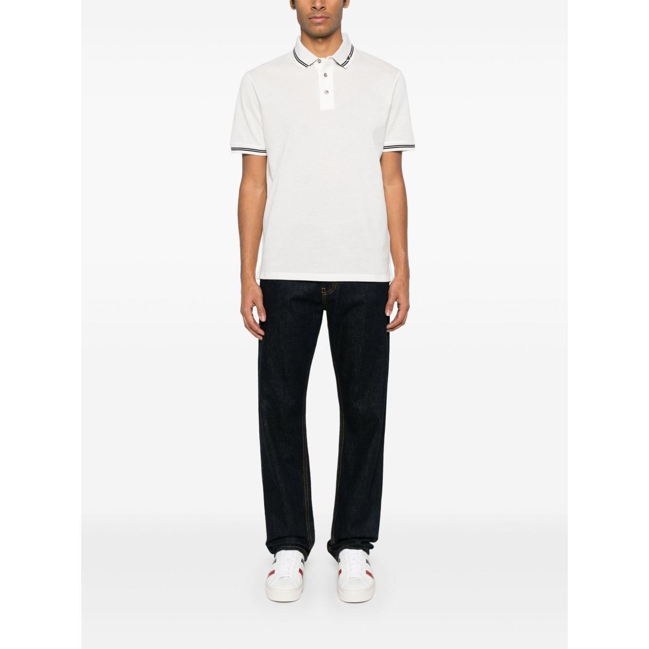 Emporio Armani Piqué polo shirt with piped collar EM000852AF12955F0068-P25