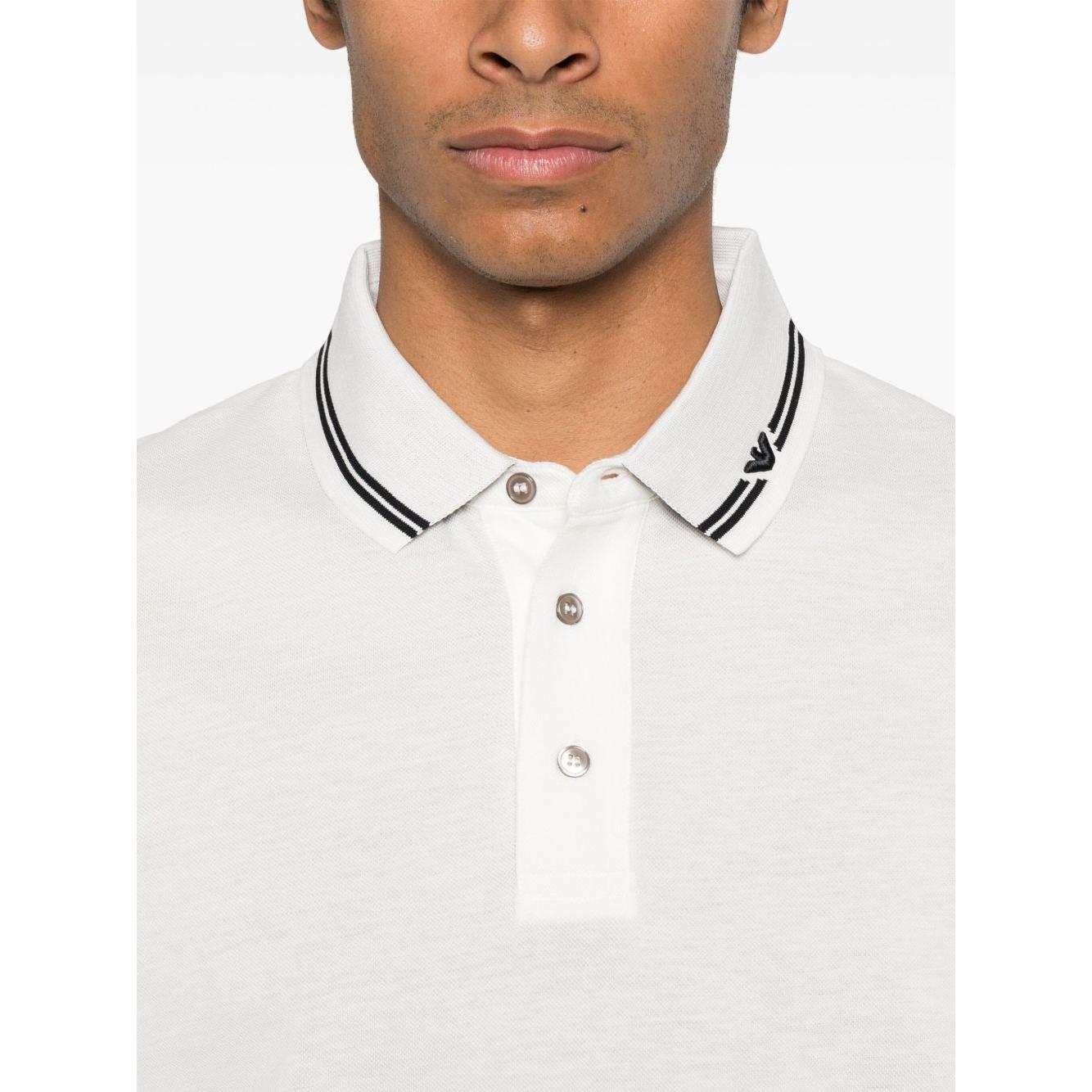 Emporio Armani Piqué polo shirt with piped collar EM000852AF12955F0068-P25