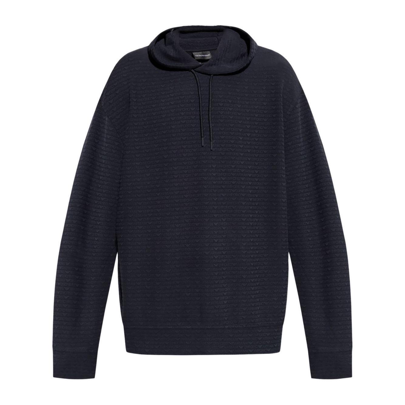 Emporio Armani All-over Logo hoodie EM001007AF13700UB118-P25