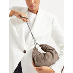 Brunello Cucinelli Suede Brioche Hobo bag MBHID2666C2657-P25