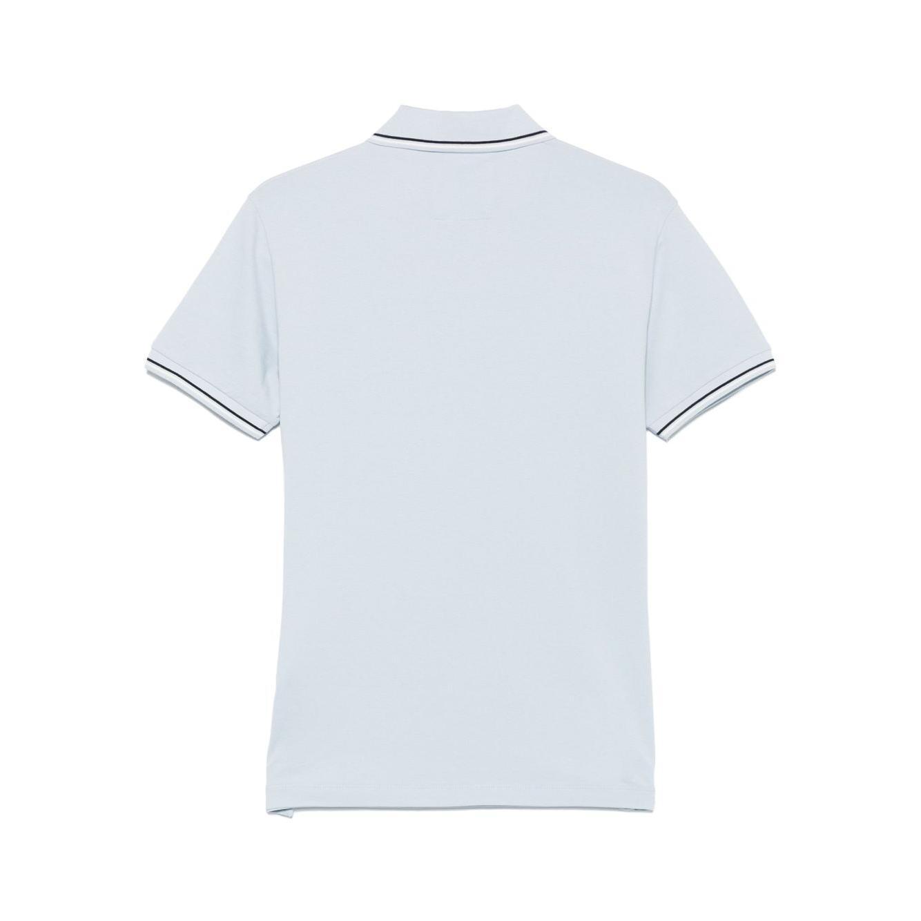Emporio Armani logo print cotton polo 8N1FB41JPTZU9378-P25