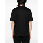 Emporio Armani T-shirt with embossed logo embroidery in lyocell blend jersey EM001070AF13747UC001-P25