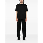 Emporio Armani T-shirt with embossed logo embroidery in lyocell blend jersey EM001070AF13747UC001-P25