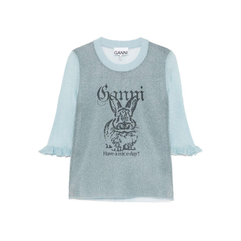 Ganni Bunny-detail top K2501326-P25