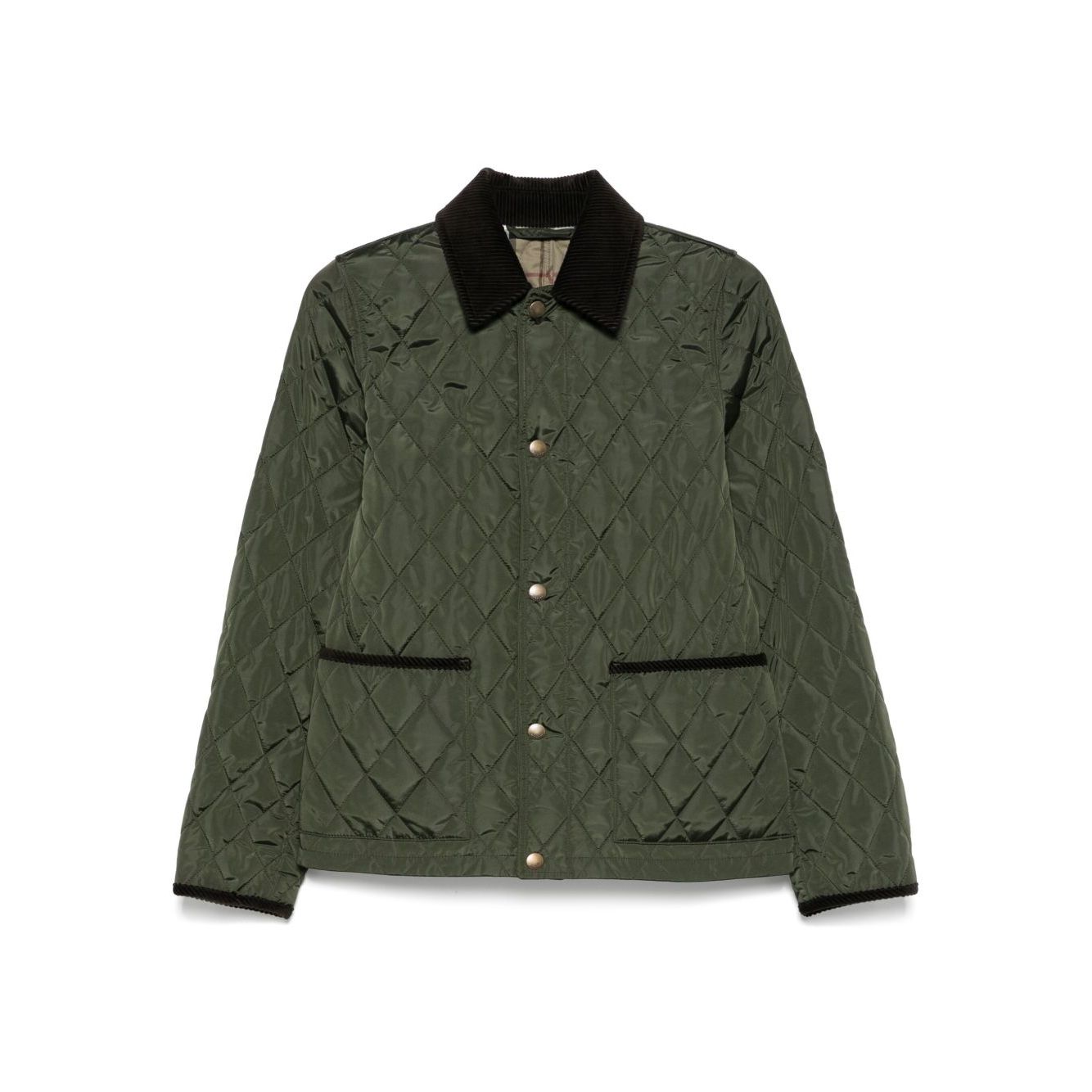 Burberry Quilted blazer corduroy collar Jackets