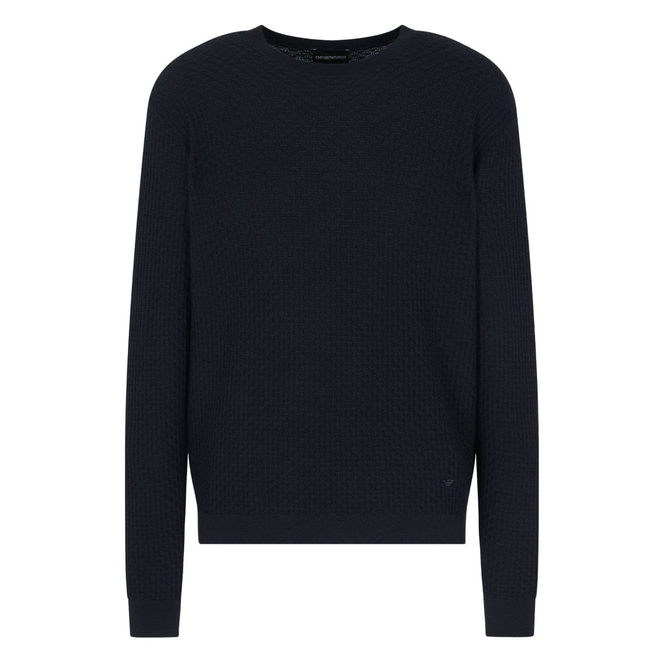 Emporio Armani Sweaters Blue Topwear