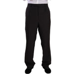 Domenico Tagliente Gray Polyester Single Breasted Formal Suit