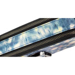 Marc Jacobs The Snapshot bag Watercolor Blue Printed Leather Shoulder Bag Purse 49369