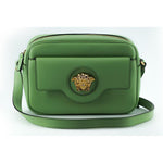 Versace Elegant Mint Green Leather Camera Case Bag 8054712655579