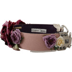Dolce & Gabbana Multicolor Floral Appliques Metal Shoulder Strap WMB318