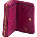 Versace Elegant Purple Quilted Leather Wallet 8054712087288