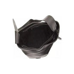 Pompei Donatella Black Leather Women Shoulder Bag PO-5840