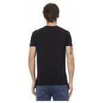 Trussardi Action Black Cotton Men T-Shirt TR-22847-S