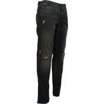 Dolce & Gabbana Gray Green Denim Regular Fit Jeans PAN74557- 54