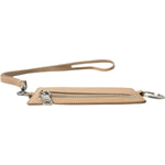 Dolce & Gabbana Beige Leather Lanyard Logo Card Holder Men Wallet BAG1105