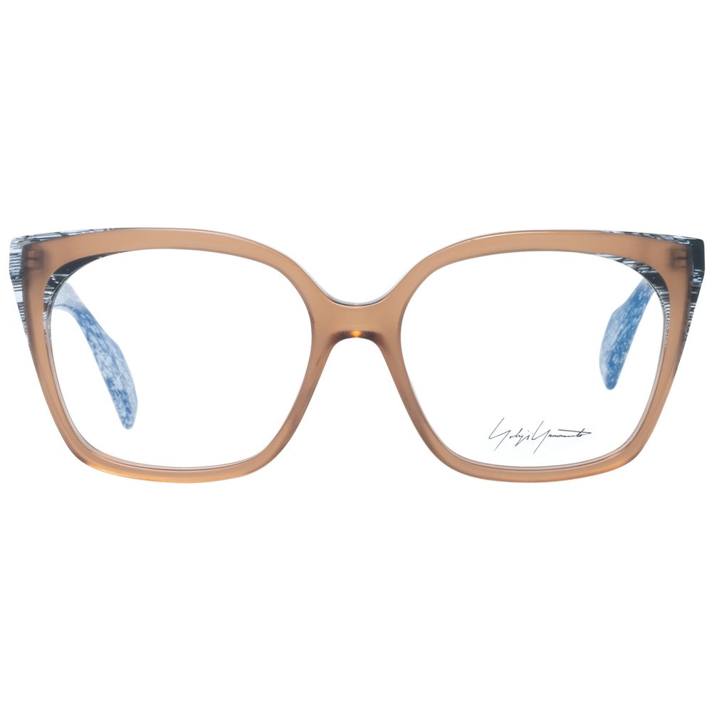 Yohji Yamamoto Brown Women Glasses Frame