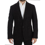 Dolce & Gabbana Bordeaux alpaga two button blazer SIG12287-2