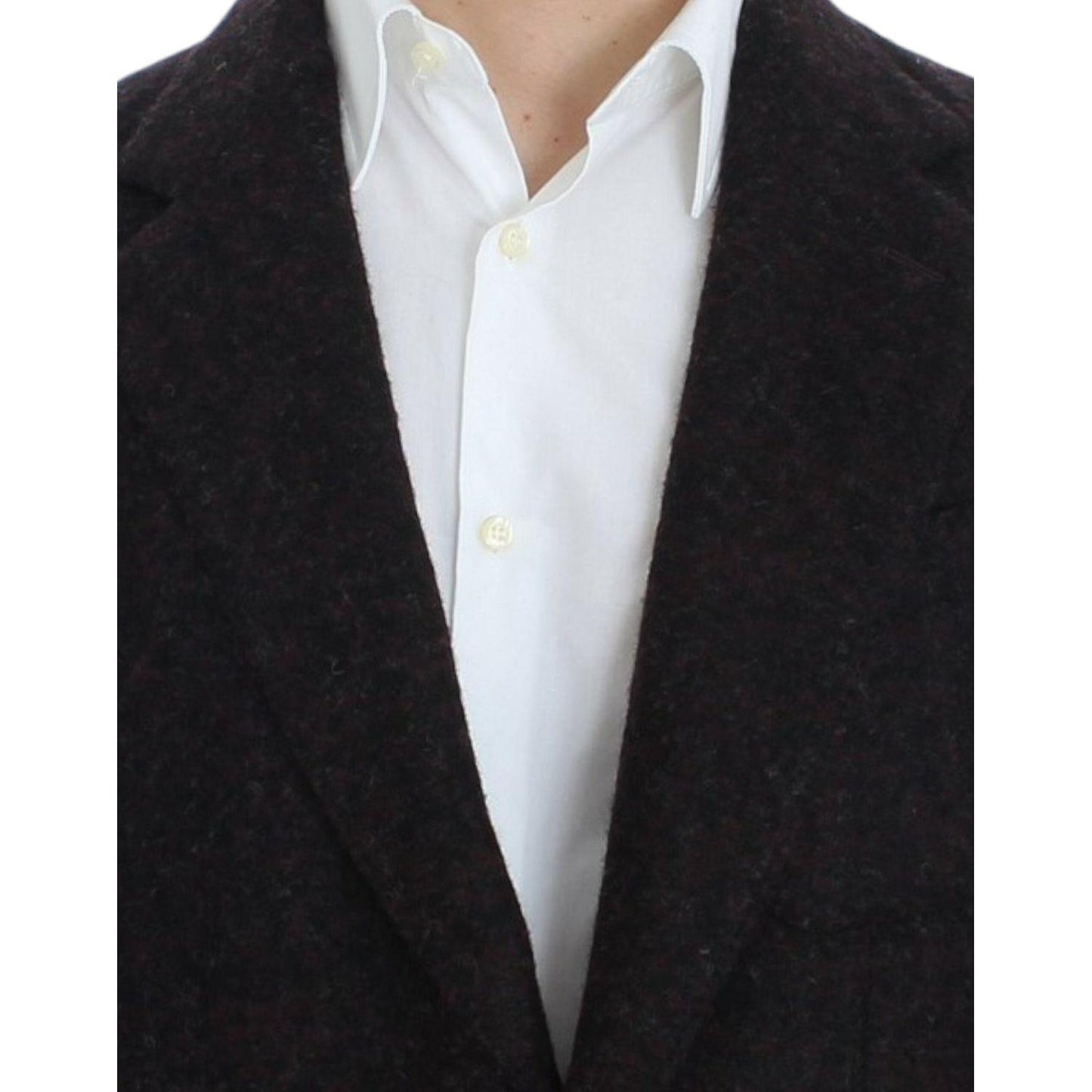 Dolce & Gabbana Bordeaux alpaga two button blazer SIG12287-2