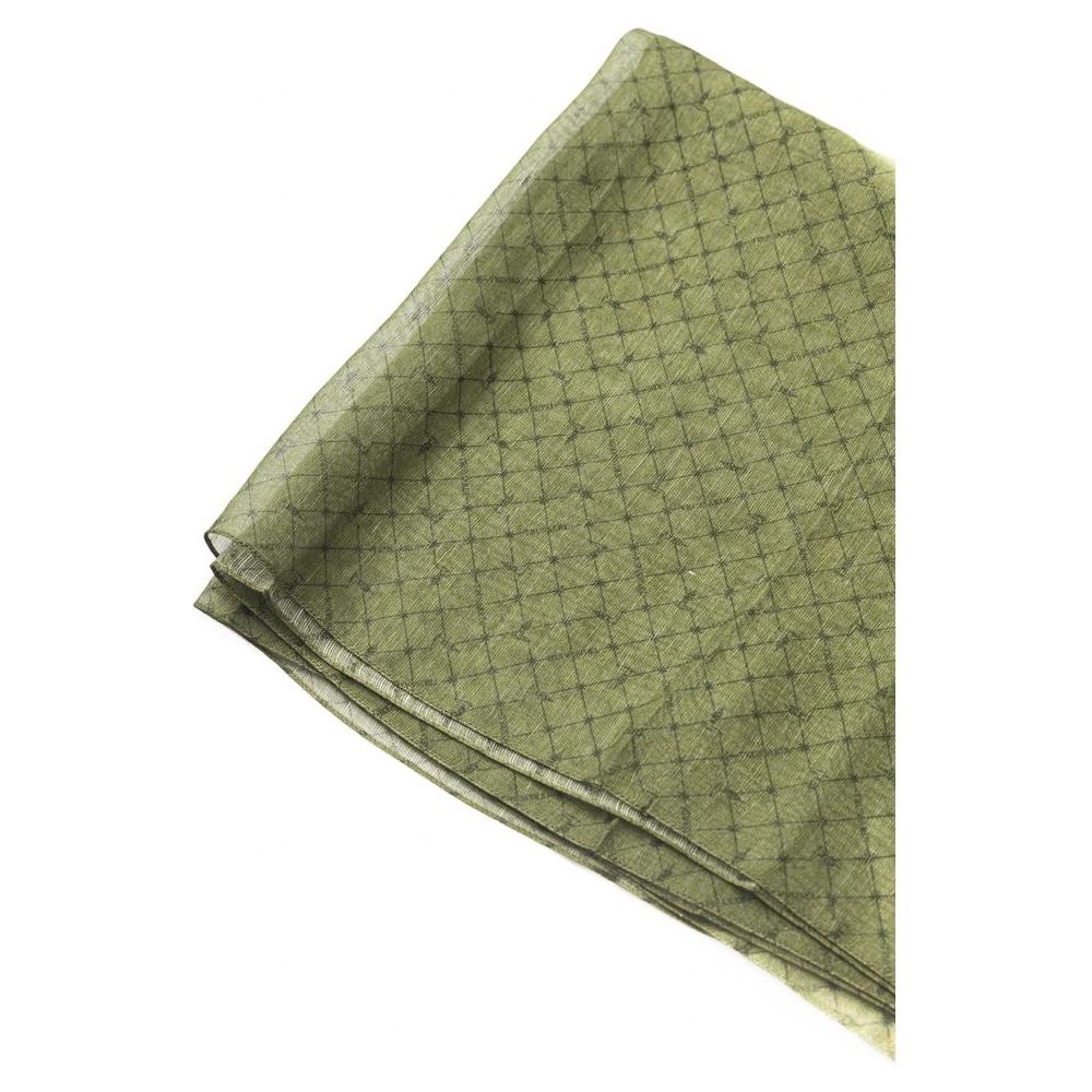 Trussardi Green Modal Men Scarf TR-23989