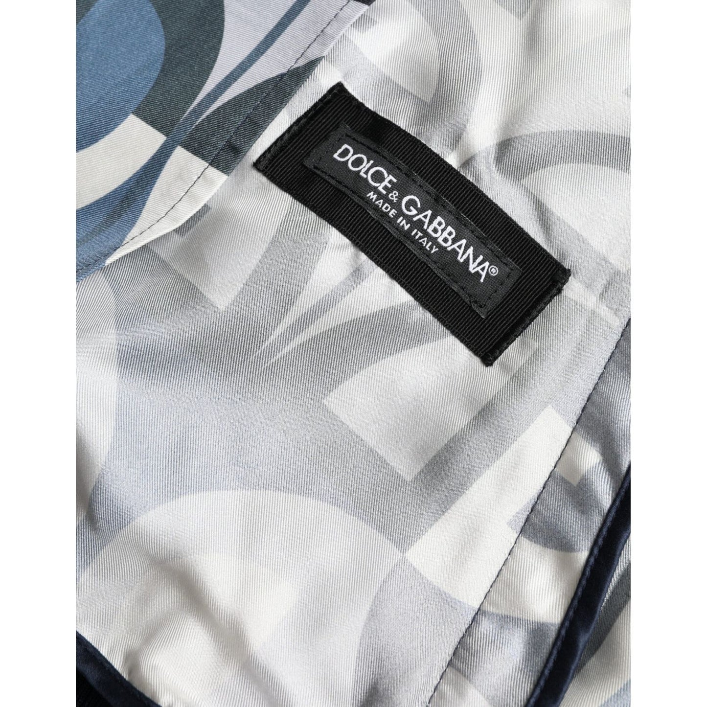 Dolce & Gabbana Multicolor Logo Print Bomber Blouson Jacket JKT3751-52