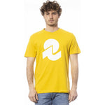 Invicta Yellow Cotton Men T-Shirt IN-24032-S