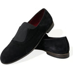 Dolce & Gabbana Black RUNWAY Velour AMALFI Loafers Shoes MV5402-41